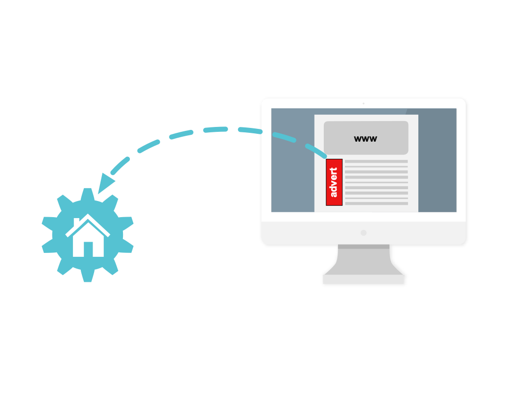 Email advertising forms